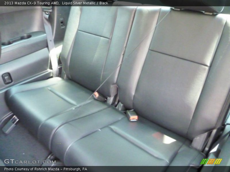 Liquid Silver Metallic / Black 2013 Mazda CX-9 Touring AWD