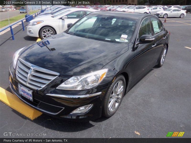 Black Noir Pearl / Jet Black 2013 Hyundai Genesis 3.8 Sedan