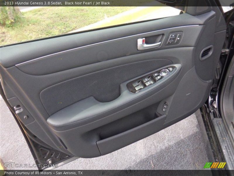 Black Noir Pearl / Jet Black 2013 Hyundai Genesis 3.8 Sedan