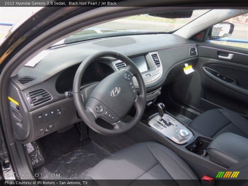 Black Noir Pearl / Jet Black 2013 Hyundai Genesis 3.8 Sedan