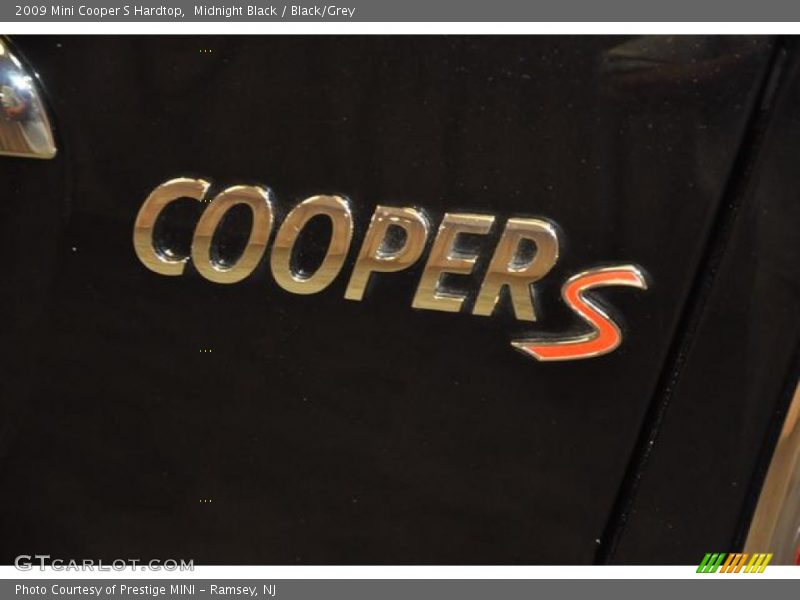 Midnight Black / Black/Grey 2009 Mini Cooper S Hardtop