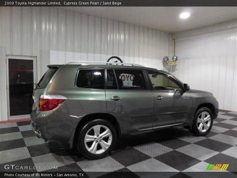 Cypress Green Pearl / Sand Beige 2009 Toyota Highlander Limited