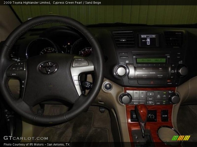 Cypress Green Pearl / Sand Beige 2009 Toyota Highlander Limited