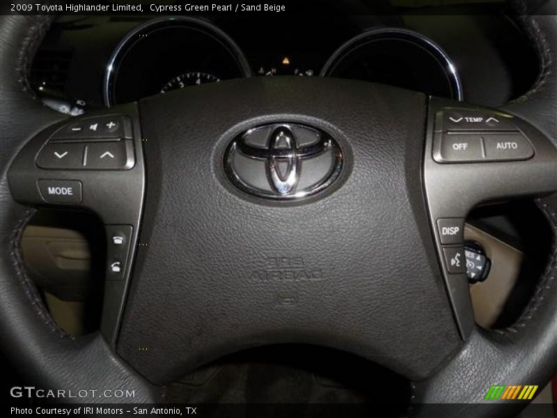 Cypress Green Pearl / Sand Beige 2009 Toyota Highlander Limited
