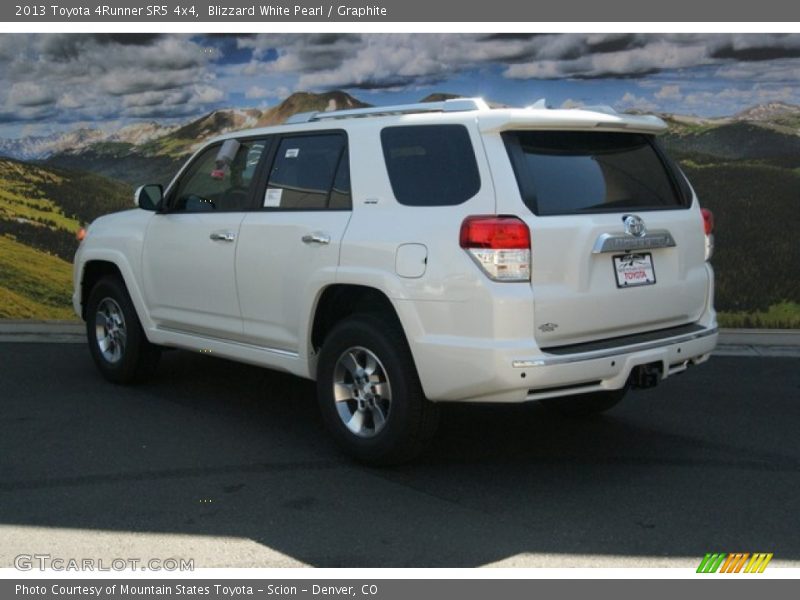 Blizzard White Pearl / Graphite 2013 Toyota 4Runner SR5 4x4