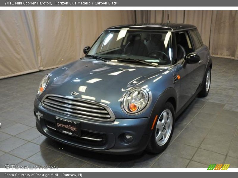 Horizon Blue Metallic / Carbon Black 2011 Mini Cooper Hardtop
