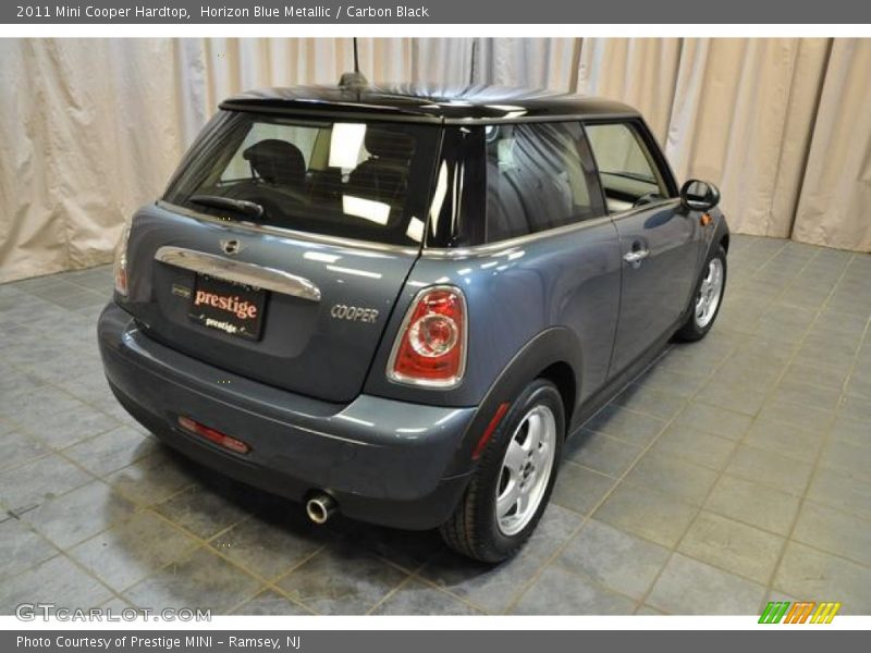 Horizon Blue Metallic / Carbon Black 2011 Mini Cooper Hardtop