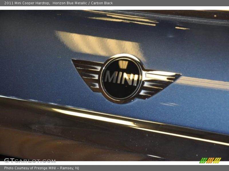 Horizon Blue Metallic / Carbon Black 2011 Mini Cooper Hardtop
