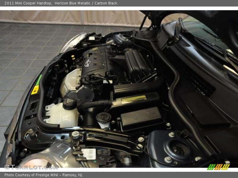 Horizon Blue Metallic / Carbon Black 2011 Mini Cooper Hardtop