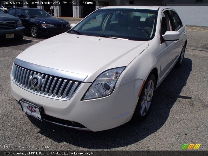 White Suede / Camel 2010 Mercury Milan V6 Premier AWD