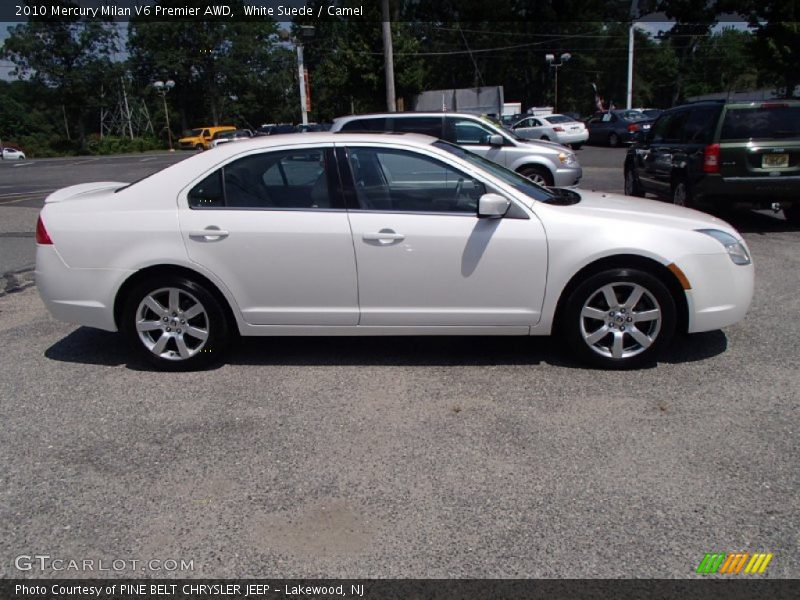 White Suede / Camel 2010 Mercury Milan V6 Premier AWD