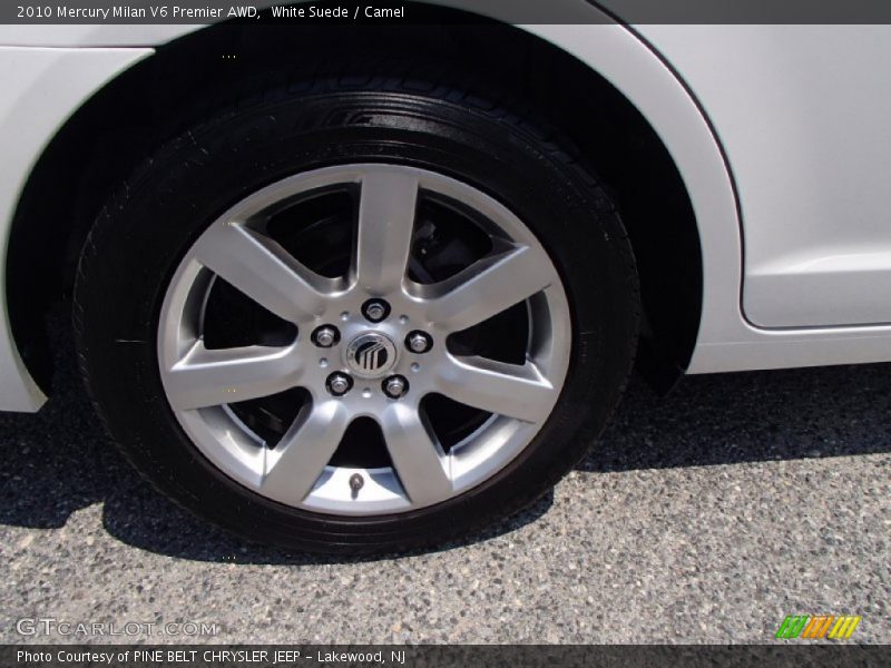 White Suede / Camel 2010 Mercury Milan V6 Premier AWD