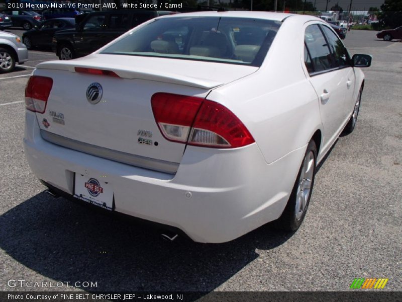 White Suede / Camel 2010 Mercury Milan V6 Premier AWD