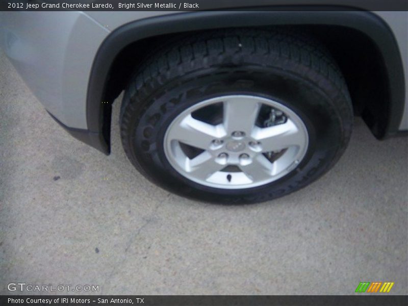 Bright Silver Metallic / Black 2012 Jeep Grand Cherokee Laredo