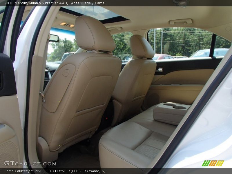 White Suede / Camel 2010 Mercury Milan V6 Premier AWD