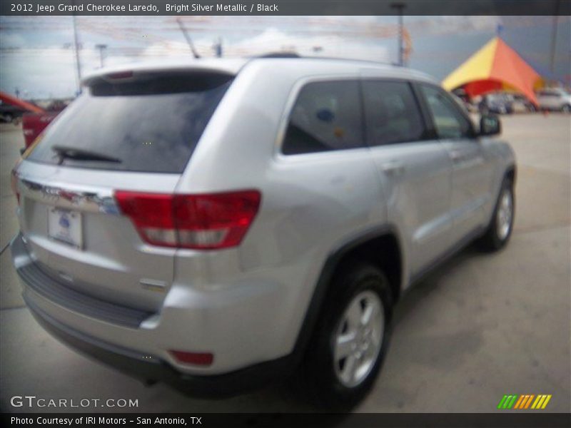 Bright Silver Metallic / Black 2012 Jeep Grand Cherokee Laredo