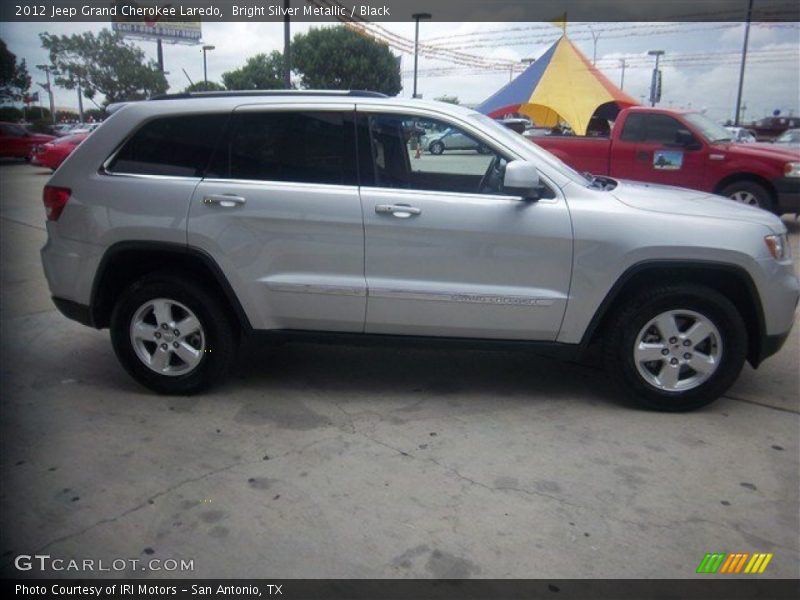 Bright Silver Metallic / Black 2012 Jeep Grand Cherokee Laredo