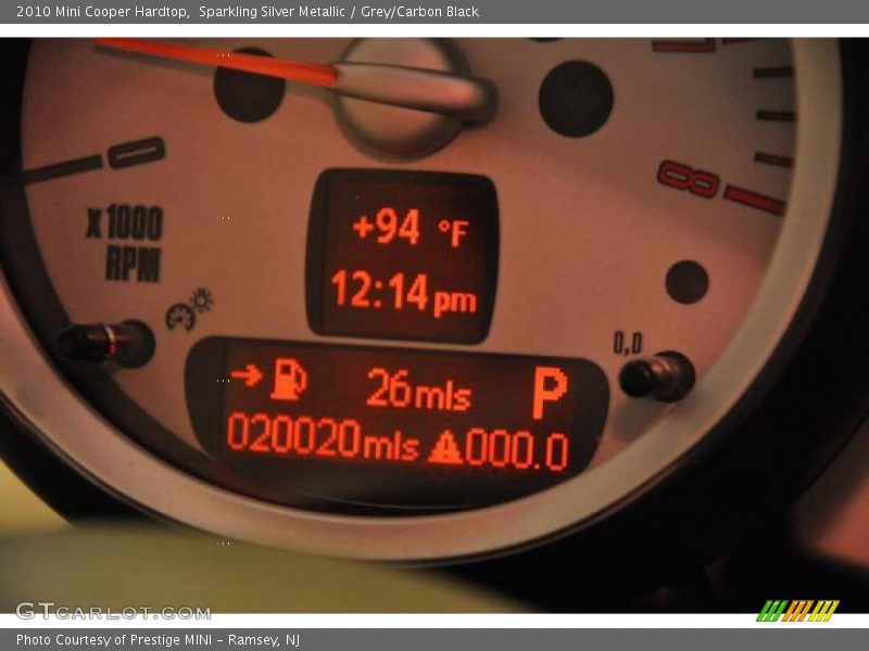 Sparkling Silver Metallic / Grey/Carbon Black 2010 Mini Cooper Hardtop