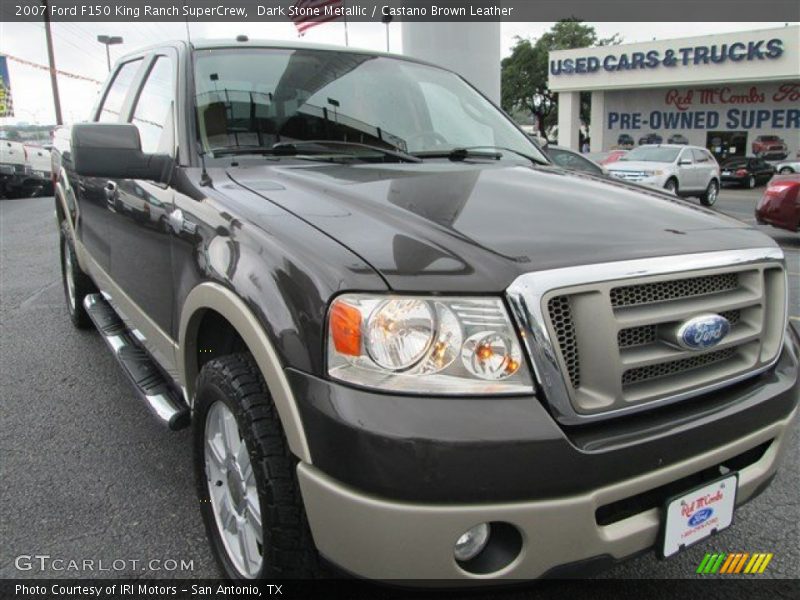 Dark Stone Metallic / Castano Brown Leather 2007 Ford F150 King Ranch SuperCrew