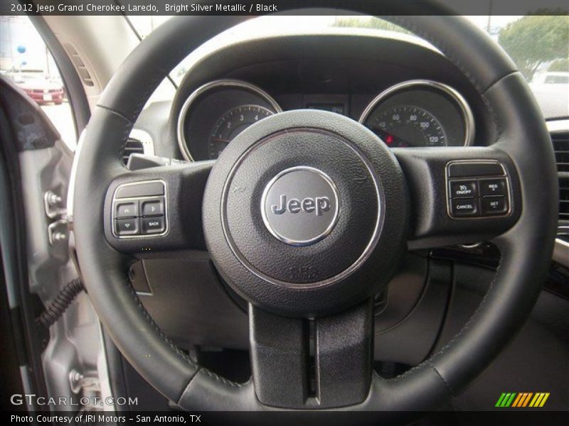 Bright Silver Metallic / Black 2012 Jeep Grand Cherokee Laredo