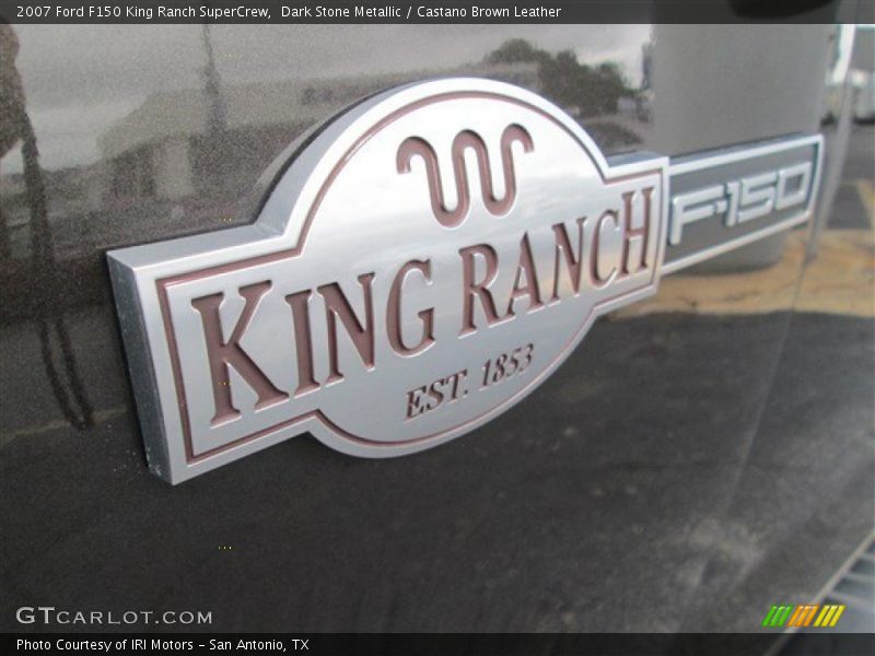 Dark Stone Metallic / Castano Brown Leather 2007 Ford F150 King Ranch SuperCrew