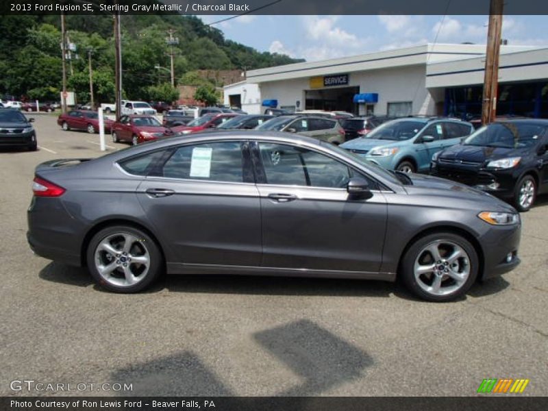 Sterling Gray Metallic / Charcoal Black 2013 Ford Fusion SE