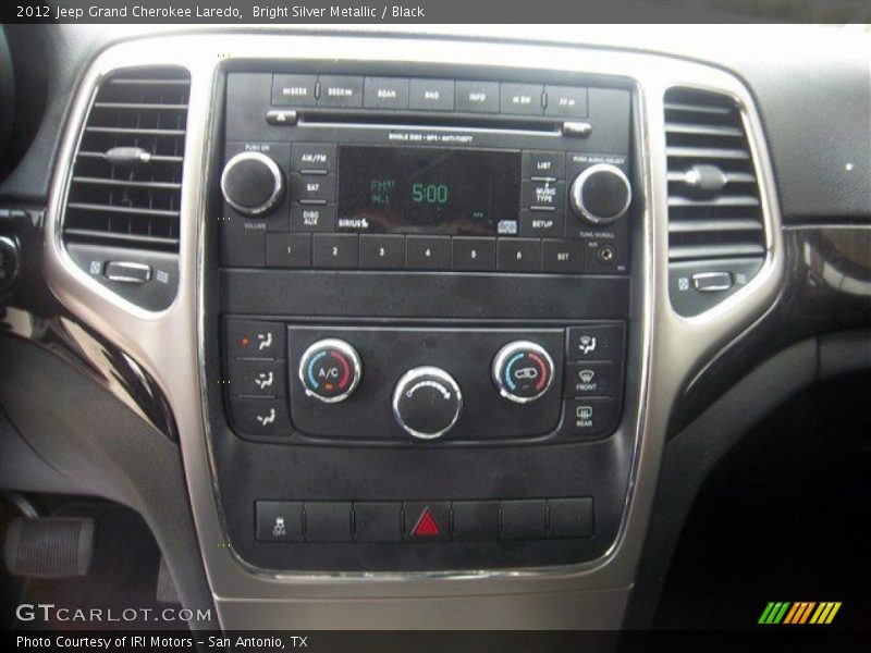 Bright Silver Metallic / Black 2012 Jeep Grand Cherokee Laredo