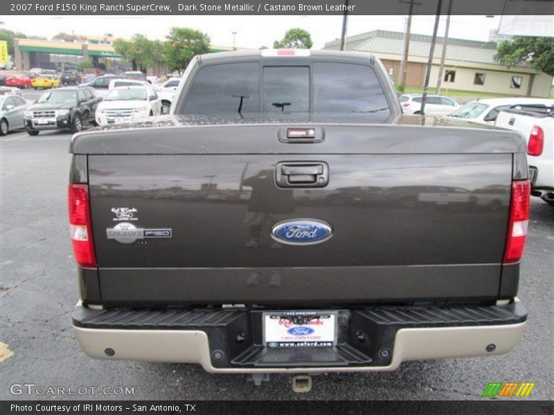 Dark Stone Metallic / Castano Brown Leather 2007 Ford F150 King Ranch SuperCrew