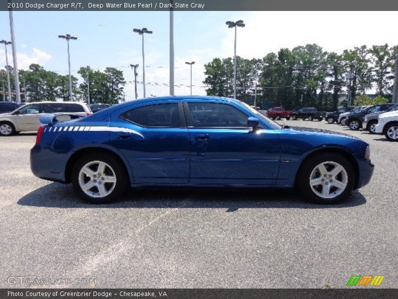 Deep Water Blue Pearl / Dark Slate Gray 2010 Dodge Charger R/T
