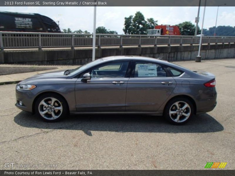Sterling Gray Metallic / Charcoal Black 2013 Ford Fusion SE