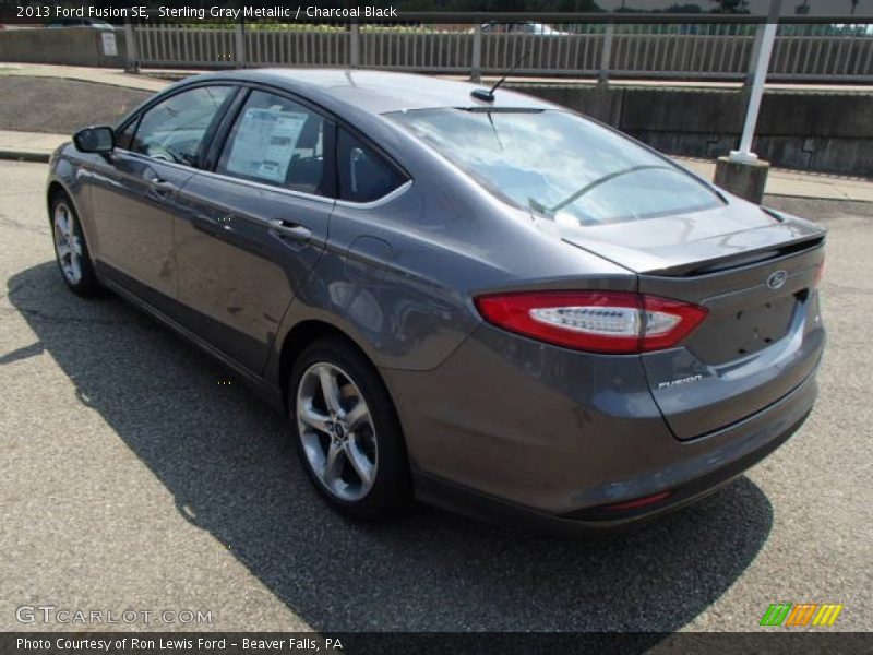 Sterling Gray Metallic / Charcoal Black 2013 Ford Fusion SE