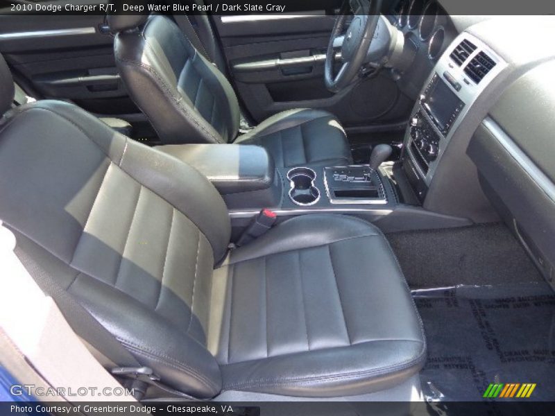 Deep Water Blue Pearl / Dark Slate Gray 2010 Dodge Charger R/T