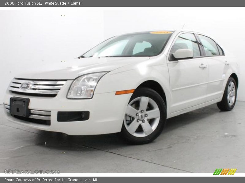White Suede / Camel 2008 Ford Fusion SE
