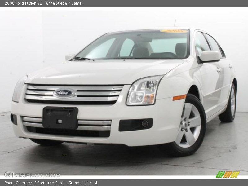 White Suede / Camel 2008 Ford Fusion SE