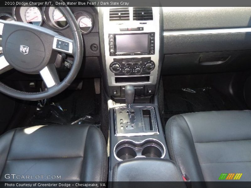 Deep Water Blue Pearl / Dark Slate Gray 2010 Dodge Charger R/T
