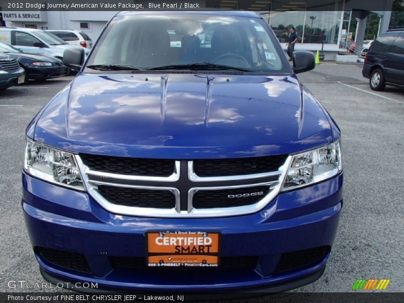 Blue Pearl / Black 2012 Dodge Journey American Value Package