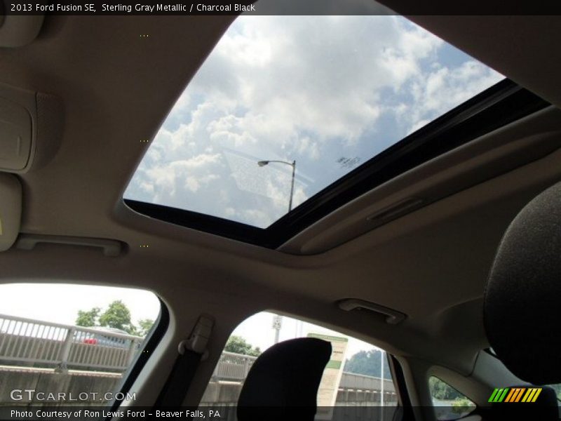 Sterling Gray Metallic / Charcoal Black 2013 Ford Fusion SE