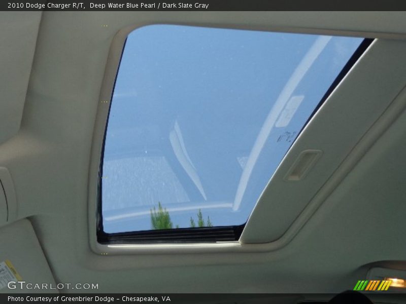 Deep Water Blue Pearl / Dark Slate Gray 2010 Dodge Charger R/T