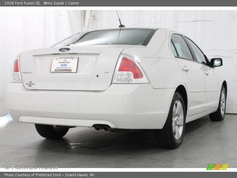 White Suede / Camel 2008 Ford Fusion SE