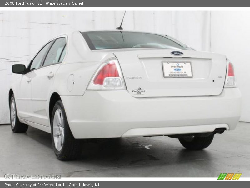 White Suede / Camel 2008 Ford Fusion SE