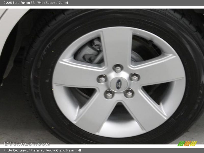 White Suede / Camel 2008 Ford Fusion SE
