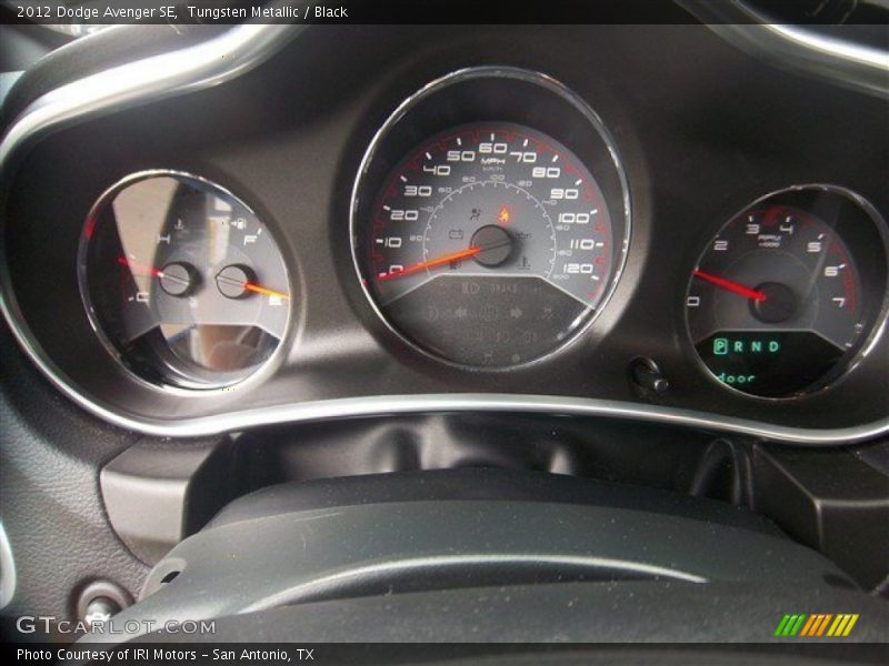 Tungsten Metallic / Black 2012 Dodge Avenger SE