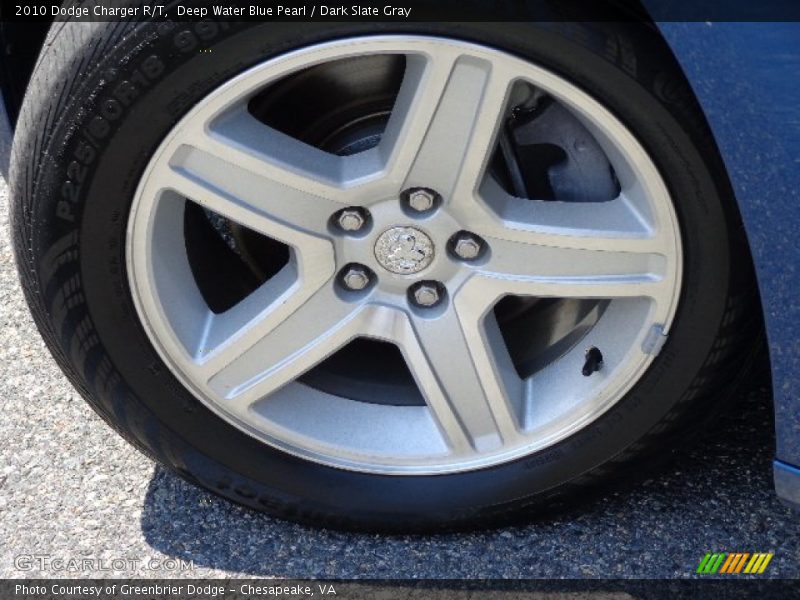 Deep Water Blue Pearl / Dark Slate Gray 2010 Dodge Charger R/T