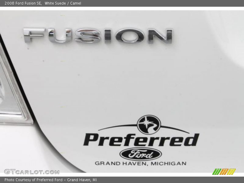 White Suede / Camel 2008 Ford Fusion SE