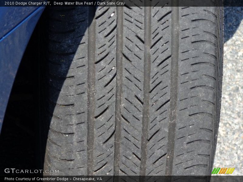 Deep Water Blue Pearl / Dark Slate Gray 2010 Dodge Charger R/T