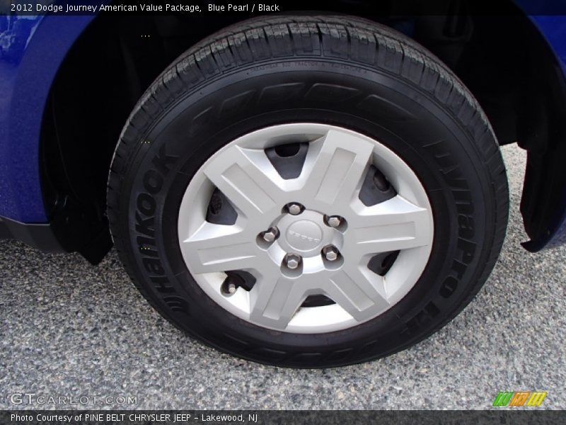 Blue Pearl / Black 2012 Dodge Journey American Value Package