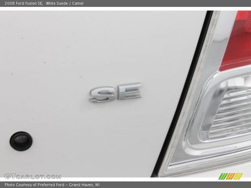 White Suede / Camel 2008 Ford Fusion SE