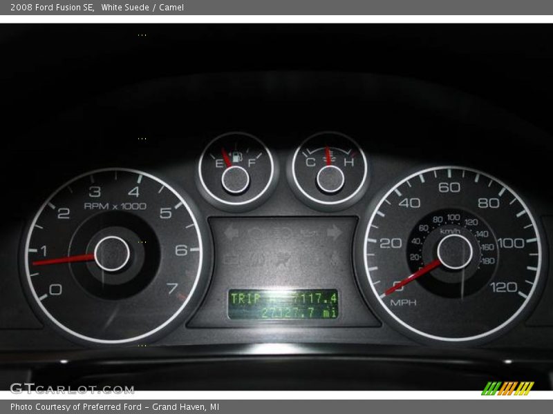 White Suede / Camel 2008 Ford Fusion SE