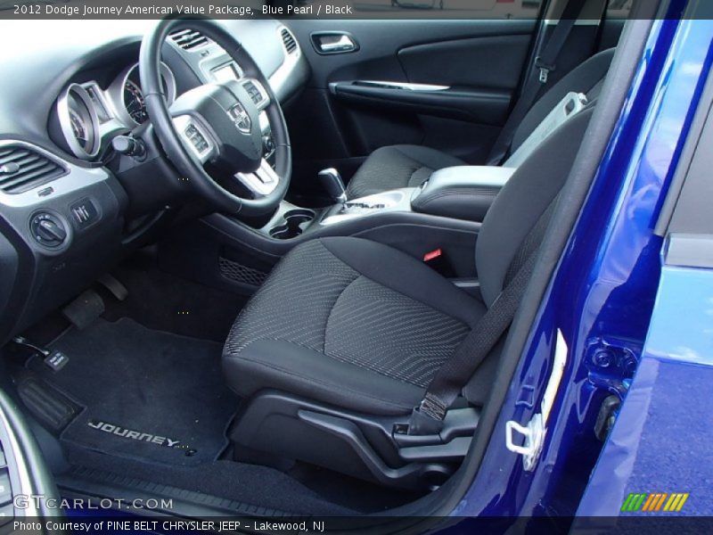 Blue Pearl / Black 2012 Dodge Journey American Value Package