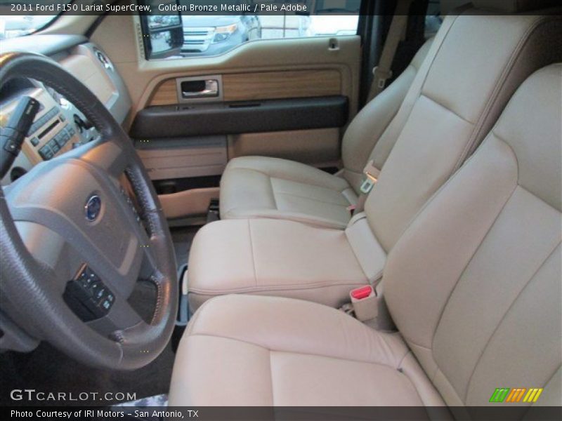 Golden Bronze Metallic / Pale Adobe 2011 Ford F150 Lariat SuperCrew